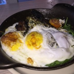 Gluten-free egg dish from Bluestone Lane